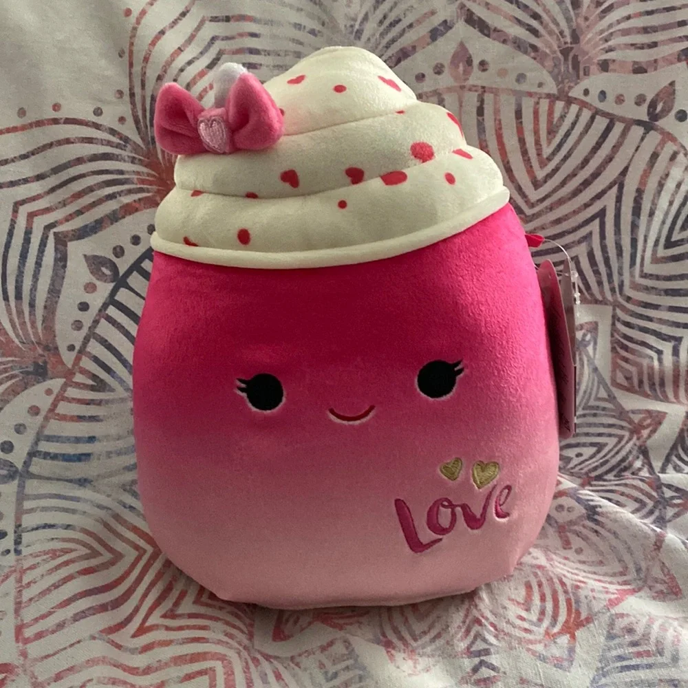 Squishmallows Squishmallow cinnamon frozen yogurt valentines stuffed plush - Picture 1 of 6